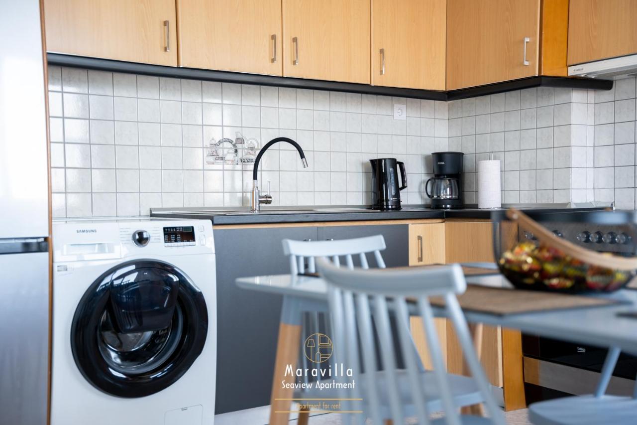 Maravilla Seaview Apartment Nea Moudania Bagian luar foto