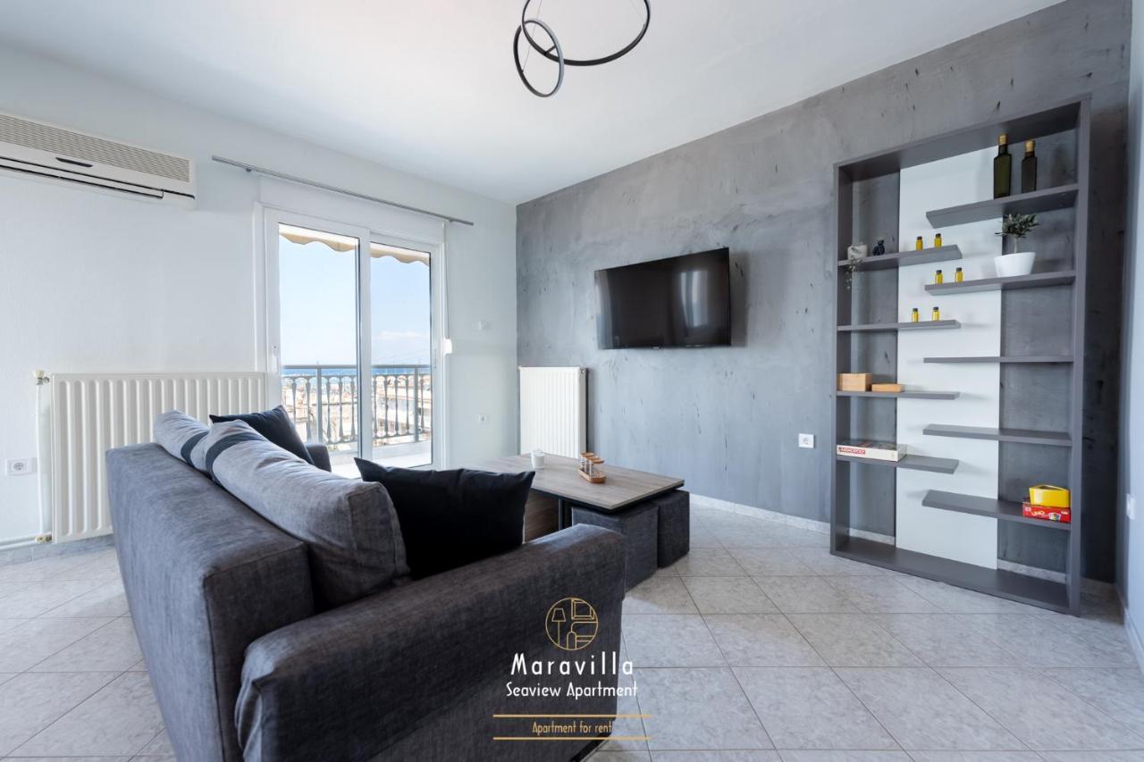 Maravilla Seaview Apartment Nea Moudania Bagian luar foto
