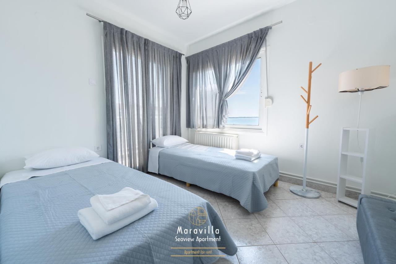 Maravilla Seaview Apartment Nea Moudania Bagian luar foto
