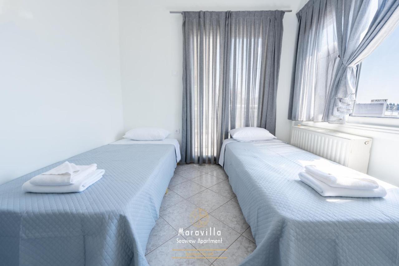 Maravilla Seaview Apartment Nea Moudania Bagian luar foto