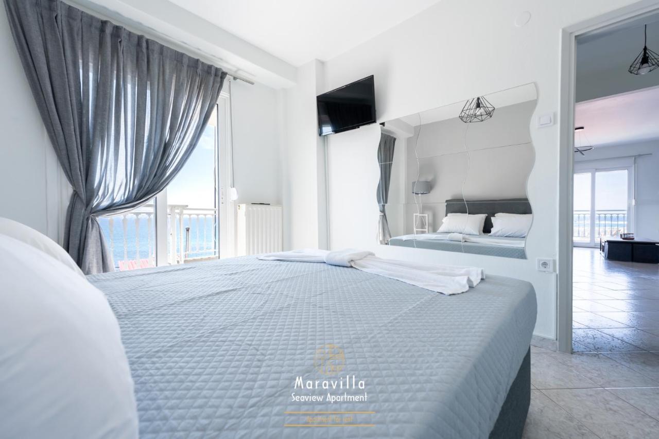 Maravilla Seaview Apartment Nea Moudania Bagian luar foto