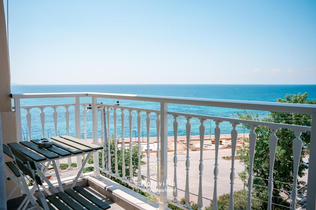 Maravilla Seaview Apartment Nea Moudania Bagian luar foto